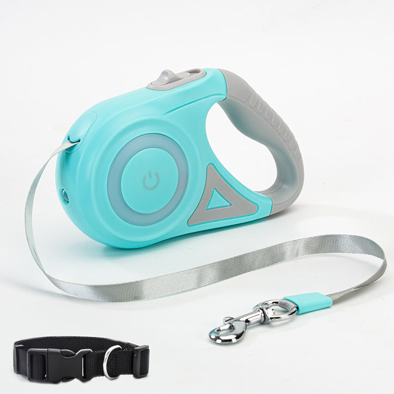 Retractable Dog Lead with Collar | Automatic Extendable Dog Leash for Small, Medium & Large Dogs