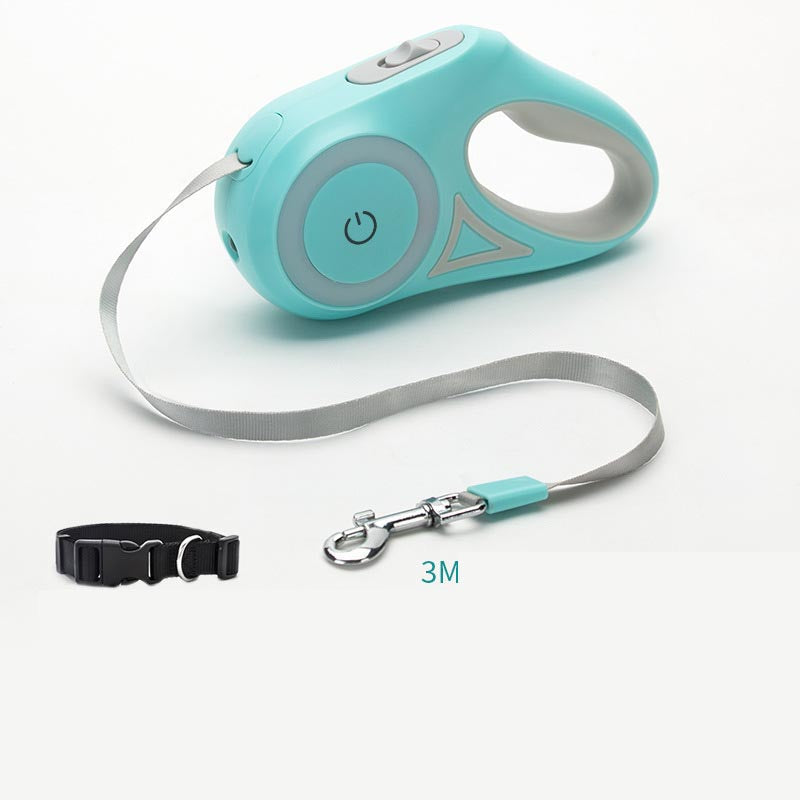 Retractable Dog Lead with Collar | Automatic Extendable Dog Leash for Small, Medium & Large Dogs