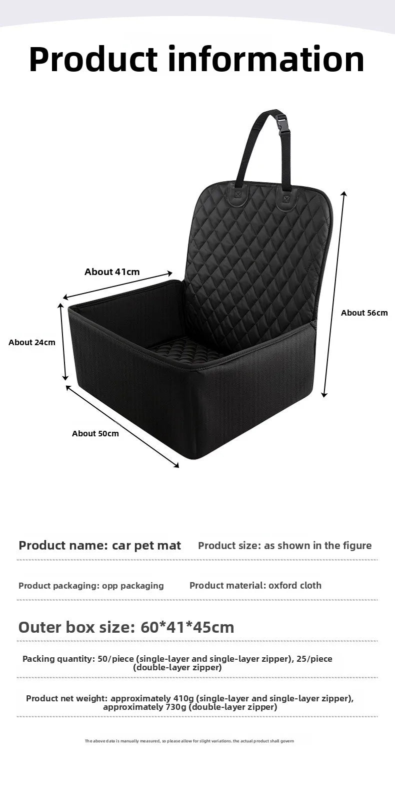 Pupwick Waterproof and Scratch Resistant Pet Car Seat Covers