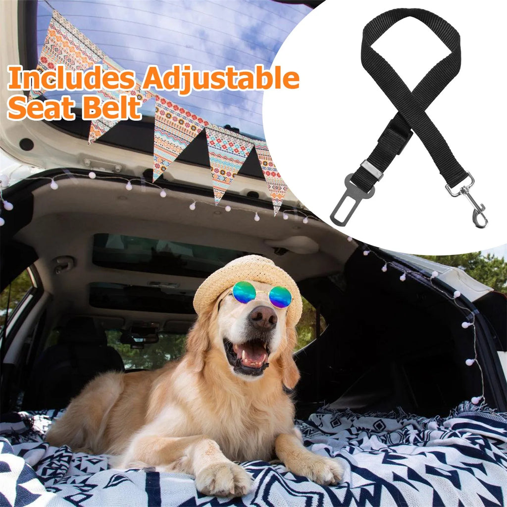 Dog Guard Car Large Dog Gate Pet Animal Safety Fence Iron Mesh Guard Barrier for Car Trunk 16'' Width Car Dog Partition Grid