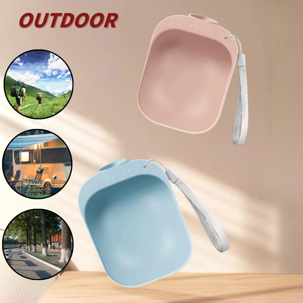 Portable Dog Water Dispenser – 2-in-1 Leak-Proof Travel Cup for Dogs