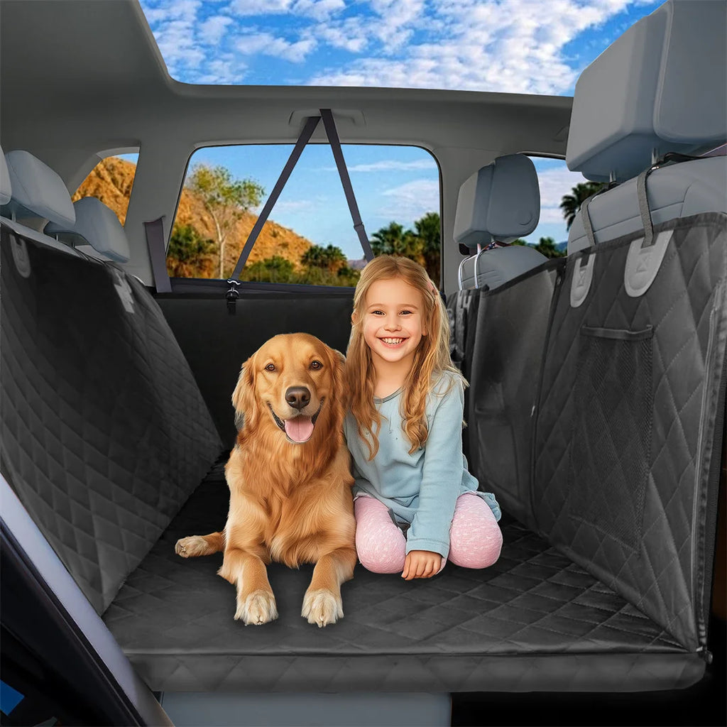 Waterproof Dog Car Seat Cover & Travel Hammock – Scratch-Proof
