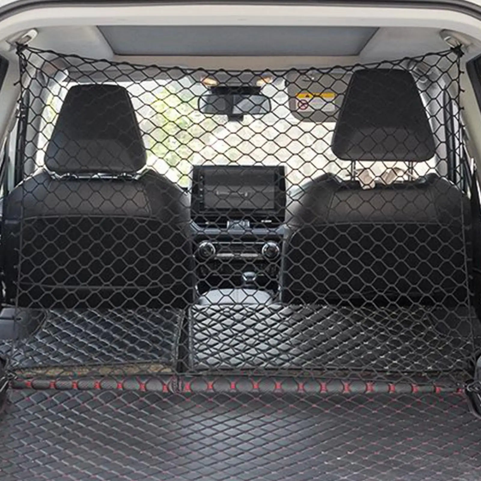 Dog Car Barrier Net – Escape-Proof Boot & Back Seat Divider for SUVs, Estates & Sedans