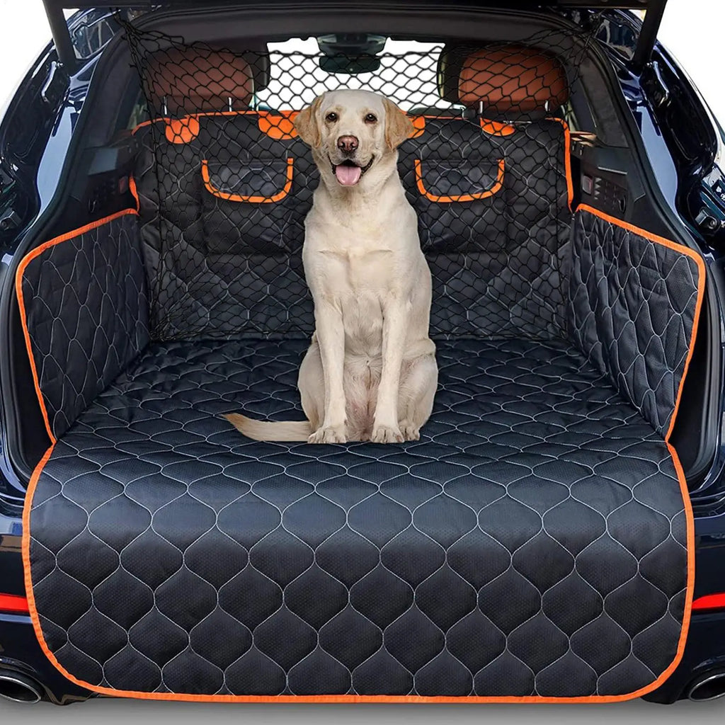Dog Car Barrier Net – Escape-Proof Boot & Back Seat Divider for SUVs, Estates & Sedans