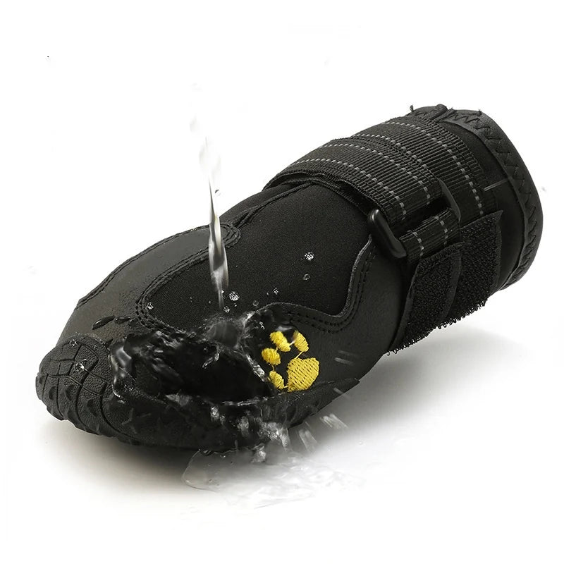 Waterproof Anti-Slip Dog Socks – Reflective, Set of 4