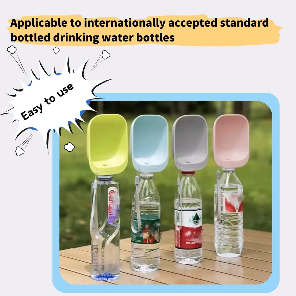 Portable Dog Water Dispenser – 2-in-1 Leak-Proof Travel Cup for Dogs