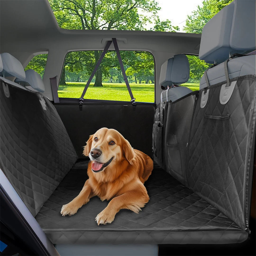 Waterproof Dog Car Seat Cover & Travel Hammock – Scratch-Proof