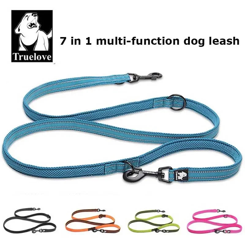 Truelove 7-in-1 Multi-Function Dog Lead – Reflective & Hands-Free