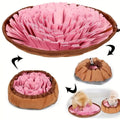 Dog Snuffle Mat Slow Feeder - Foldable Washable Foraging Pad for Dogs & Cats