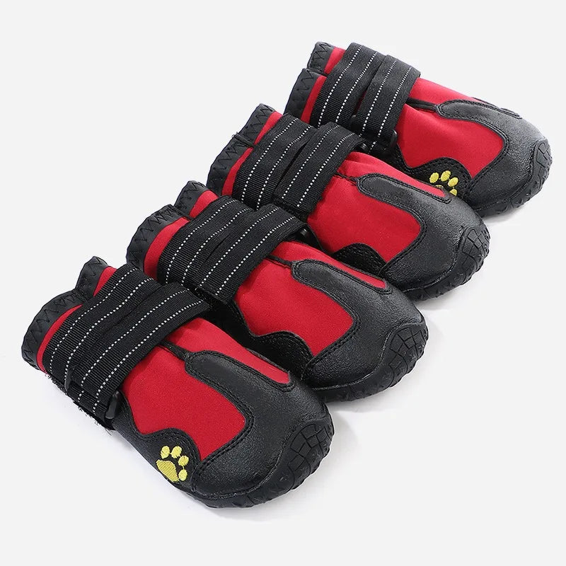 Waterproof Anti-Slip Dog Socks – Reflective, Set of 4