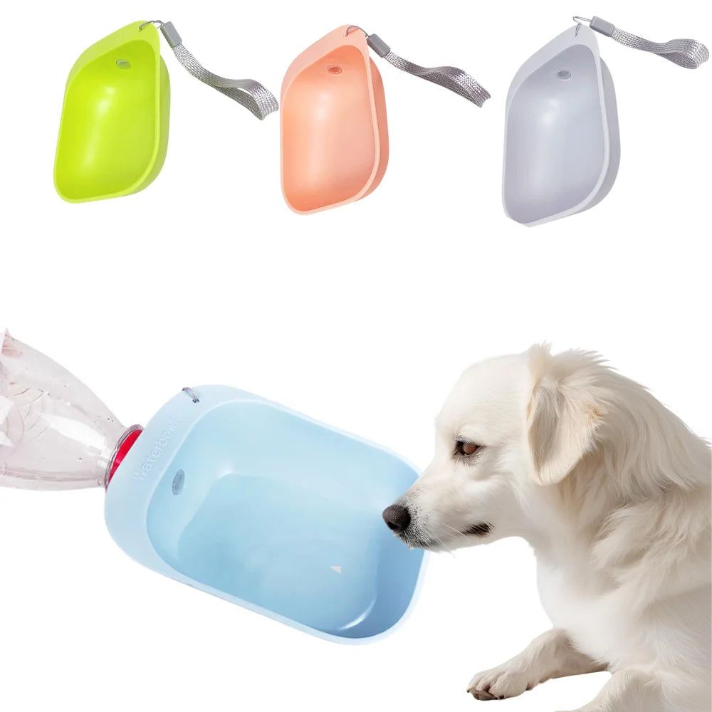 Portable Dog Water Dispenser – 2-in-1 Leak-Proof Travel Cup for Dogs