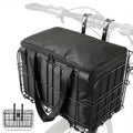 Large Dog Bike Basket Bag – Front/Rear Pet Carrier