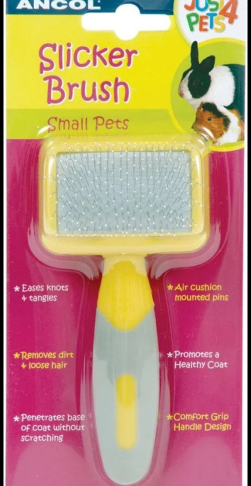 Ancol slicker grooming brush for rabbits and guinea pigs
